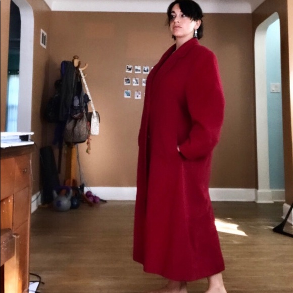 LONDON FOG 💯 wool vintage button down coat - Picture 3 of 11